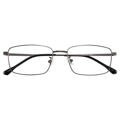 时尚方框超轻纯钛金丝边镜框