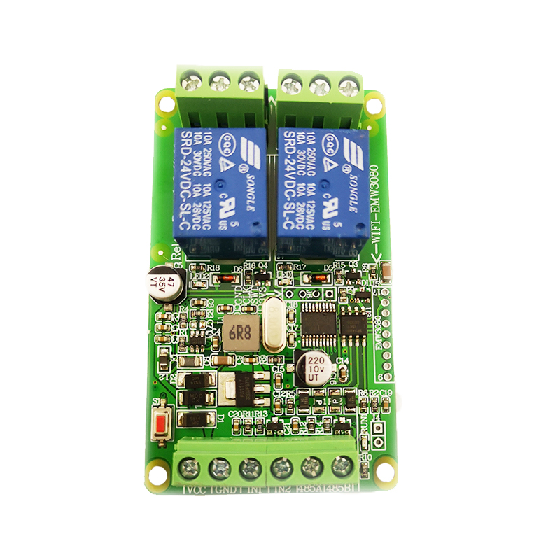 1/2/3/4/6/8/12路Modbus继电器模块 开关量输入输出RS485/TTL/PLC