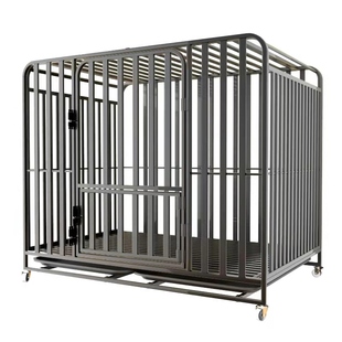 狗笼子中大型犬家用室内外带厕所加粗加固方管宠物笼金毛边牧狗笼