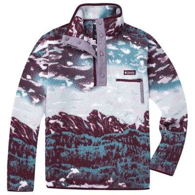 哥伦比亚男复古半开衫抓绒衣卫衣