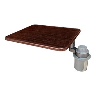 适用乐道L90/L60中控悬浮小桌板车载茶台实木可旋转方形桌子改装