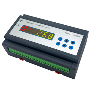 32路智能电阻温度变送器PT100热电阻PT1000采集模块NTC转RS485