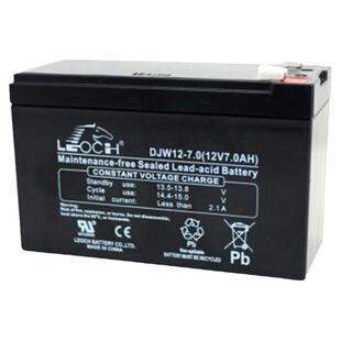 理士蓄电池 DJW12-7.0电梯监控12伏7安UPS童车12V7Ah胶体储能电瓶
