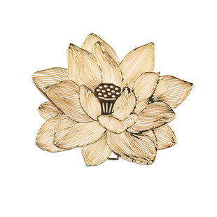 手心里风荷金属18K金书签古典中国风创意国风文创礼品圣诞节礼物