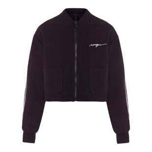 3z现货MSGM童装24秋冬儿童休闲风LOGO棉拉链上衣拉链夹克