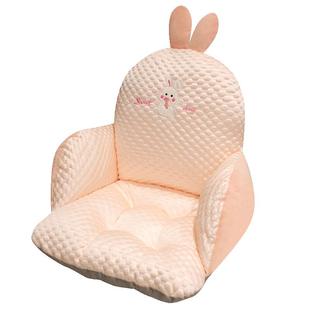 夏天冰豆豆半包围坐垫靠垫一体座椅久坐屁股垫办公室椅子沙发屁垫