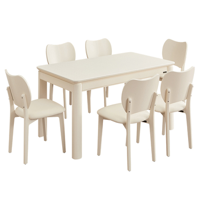 全友家居现代简约玻璃餐桌