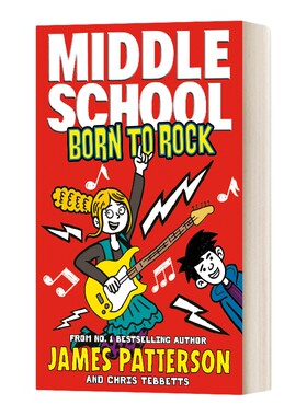 英文原版 Middle School#11: Born to Rock 上学不容易系列11 英文版 进口英语原版书籍
