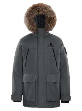 骆驼派客羽绒服外套加厚