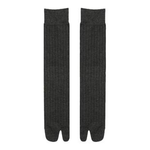 LikeSock日系宽竖条纹纯色二趾袜极简基础款分趾袜Tabi女鞋搭配袜