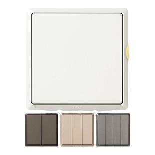 自复位开关回弹常开常闭点动触发智能家居酒店天基简约86面板门禁