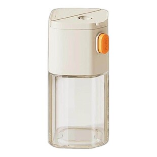 茶花调料罐定量撒盐瓶家用厨房调料瓶双口径味精瓶防潮密封调味罐