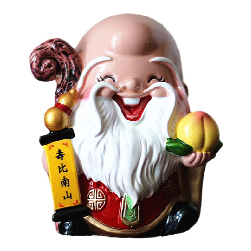 北京特色平安招财小神仙汽车摆件