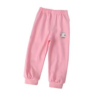 春秋季宝宝纯棉长裤儿童幼儿园休闲运动裤婴儿洋气单裤全棉打底裤