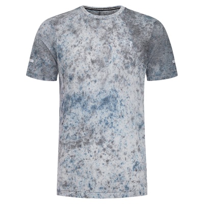 安德玛UA男子反光跑步T恤