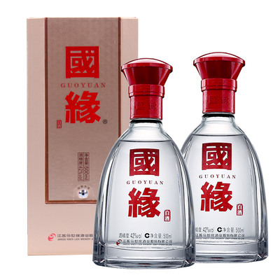国缘单开醇厚型42度500ml*2