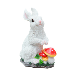 庭院花园装饰小兔子摆件户外仿真动物雕塑草坪造景布置幼儿园绿化