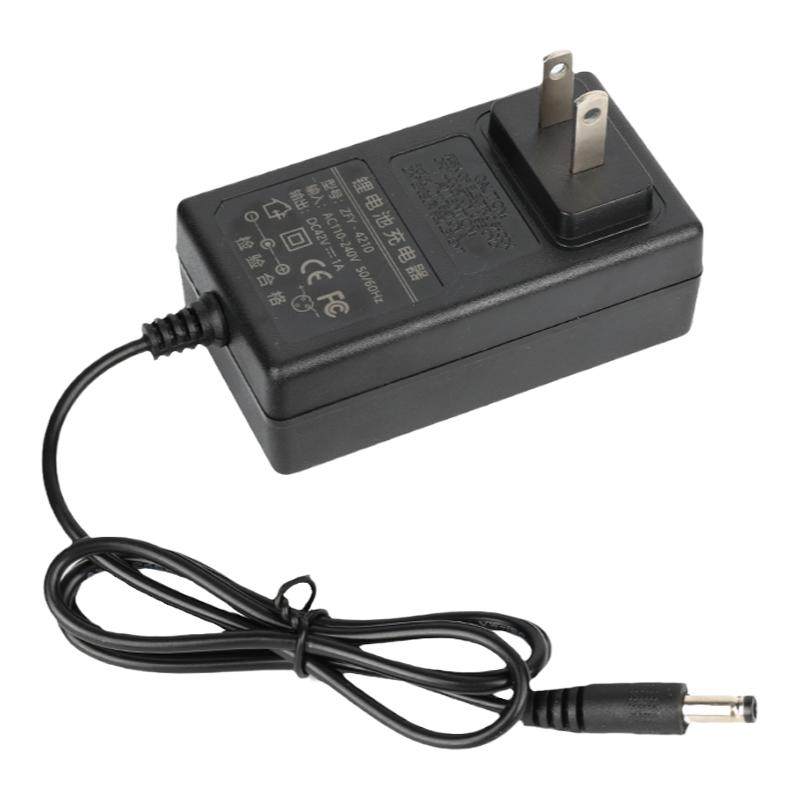 适用领奥平衡车充电器42V儿童双轮车36V通用DC圆头快充电源线左拉