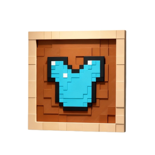 我的世界周边礼物装饰挂框物品展示框mc实物磁吸摆件Minecraft