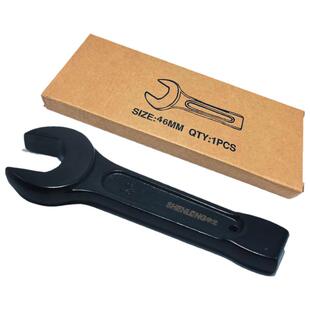 开口敲击扳手 重型单头开口扳手直柄呆扳手汽修工具 大号敲击扳手