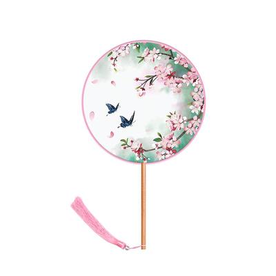 半透儿童古风宫廷团扇