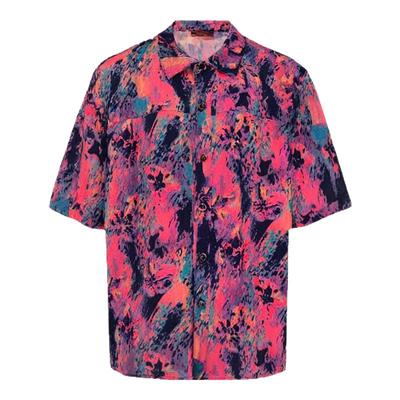 特体中老年人女夏季半袖衬衫加肥