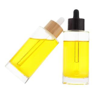 美容工具HOPECK天然竹木滴管透明模制玻璃瓶24牙100ml粉底精油瓶