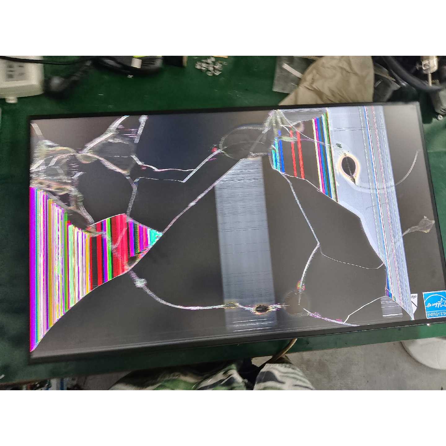 戴尔显示器 U2724DE ,液晶屏坏,没底座,主板电源完好