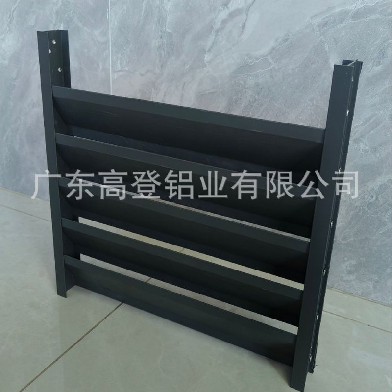 庭院围栏围墙护栏小区院子百叶片围挡别墅全封闭隐私铝合金护栏