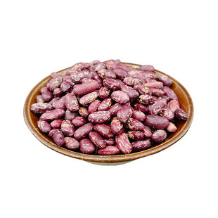 东北特产花芸豆农家饭豆大碴粥用五谷杂粮紫花红芸豆腰豆新货粗粮