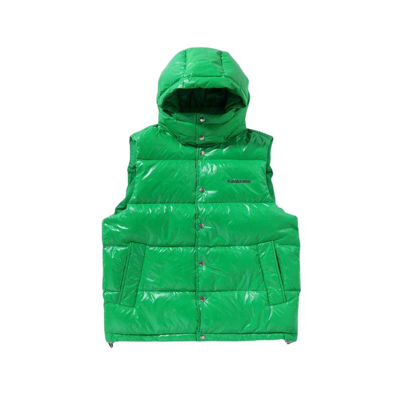 可拆卸连帽羽绒马甲BAPE
