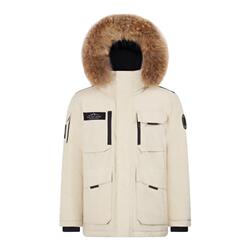 波司登貉子毛领鹅绒极寒羽绒服