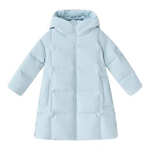笛莎官方旗舰童装女童长款羽绒服秋冬季儿童三防极寒加厚保暖外套