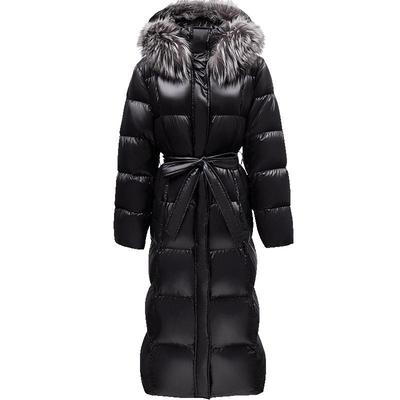 【鹅绒服】Vero Moda羽绒服秋冬90白鹅绒长款大毛领云朵324412018