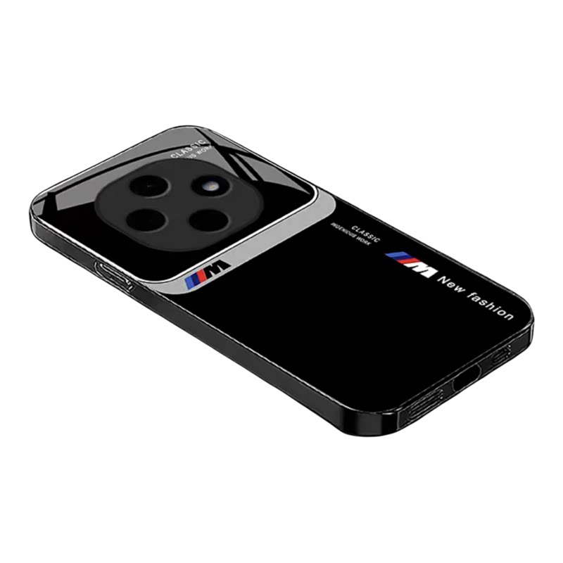 简约宝马玻璃壳适用oppoa6pro手机壳新款高级a5pro/a3pro外壳小众好看全包防摔硬壳防刮OPPOa6手机套女款