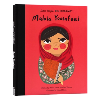 英文原版 Little People, Big Dreams：Malala Yousafzai  小人物大梦想儿童精装绘本 马拉拉·优素福·扎伊