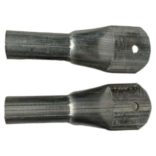 加厚温室大棚园艺配件镀锌钢管夹箍扁头伸缩头门配件固定连接件