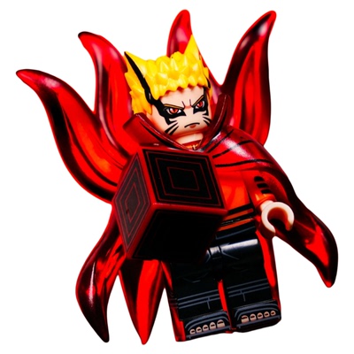 火影忍者重粒子漩涡鸣人积木人仔