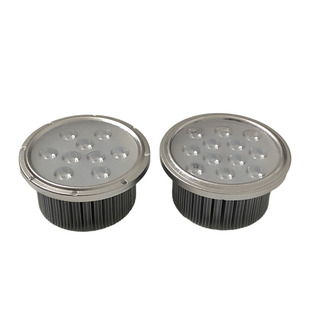 led斗胆灯内胆AR111格栅射灯配件光源9W12瓦豆胆灯灯芯11厘米灯杯