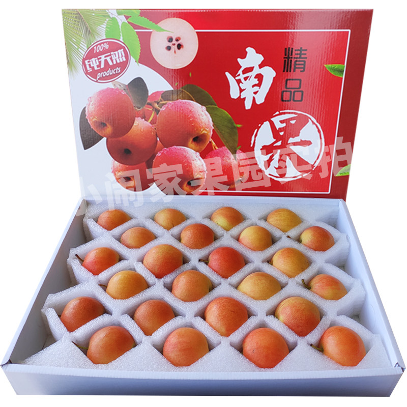 特级鞍山南果梨红南果精品东北特产海城南国梨子新鲜水果礼盒装