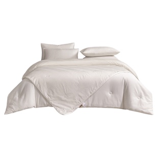 海澜之家蚕丝被高端100柞蚕丝被子冬被子母被二合一加厚保暖被芯