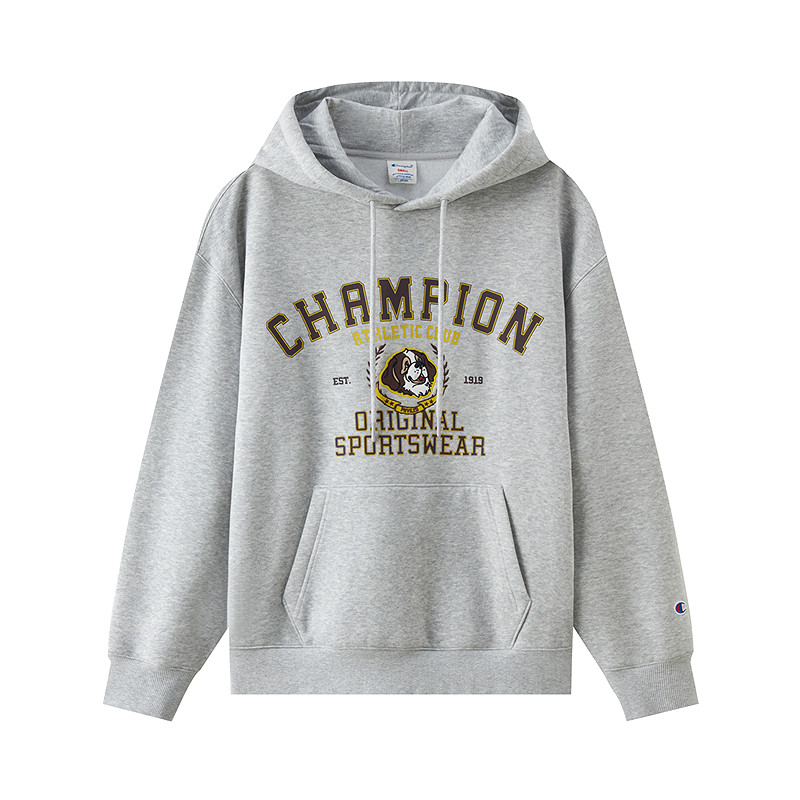 Champion冠军情侣加绒连帽卫衣