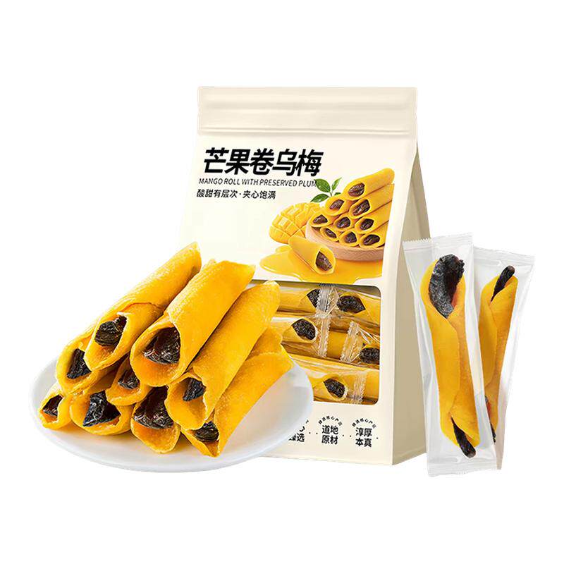 芒果卷乌梅厚切芒果干条