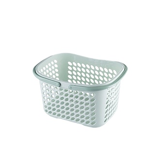 篮子手提篮菜篮户外野餐篮买菜摘菜篮大号塑料提篮加厚超市购物篮