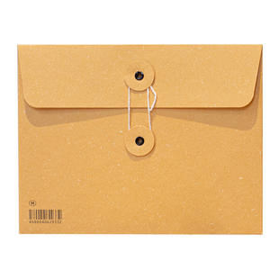 iplaybox复古彩色纸质文件夹手拿多功能办公资料便签发票收纳袋