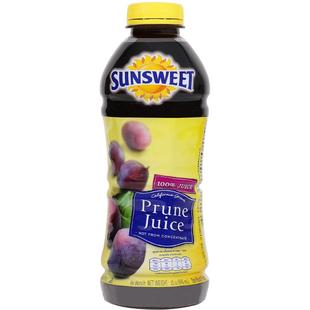 25年生产】Sunsweet日光牌西梅汁NFC孕妇进口天然纯果汁饮料便秘