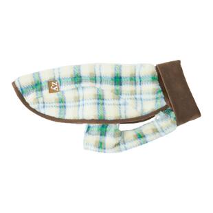 Lazyeazy宠物狗狗衣服格纹毛绒斗篷冬季保暖舒适节日氛围中小型犬