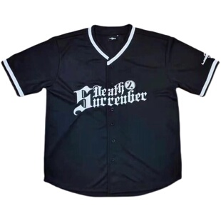 Chicano奇卡诺oldschool 西海岸hiphop刺绣90s嘻哈透气宽松棒球衫