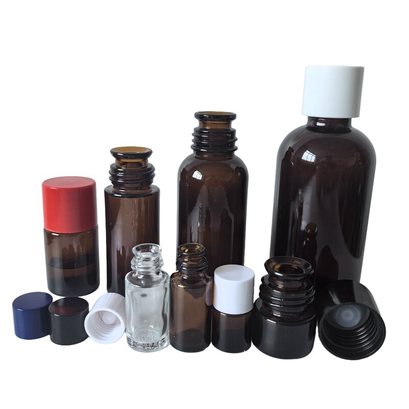 15ml棕色香精分装瓶玻璃30ml香料60ml茶色样品避光空瓶125ml喇叭