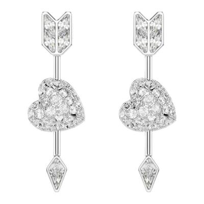 【38礼物】施华洛世奇Idyllia丘比特之箭耳钉项链配饰小众